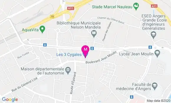 Localisation Dr Emmanuel Baudry