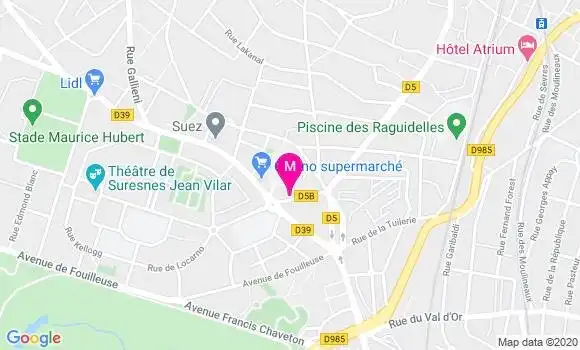 Localisation Dr Pascale Pericaud