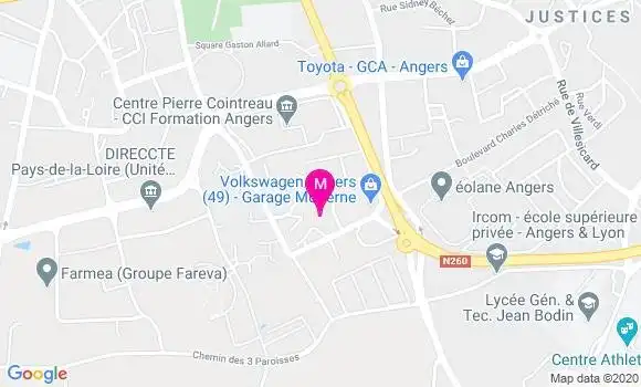 Localisation Dr Sophie Corbel