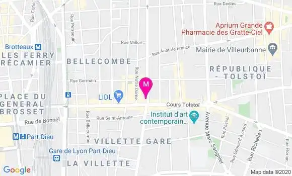 Localisation Dr Benjamin Lernould
