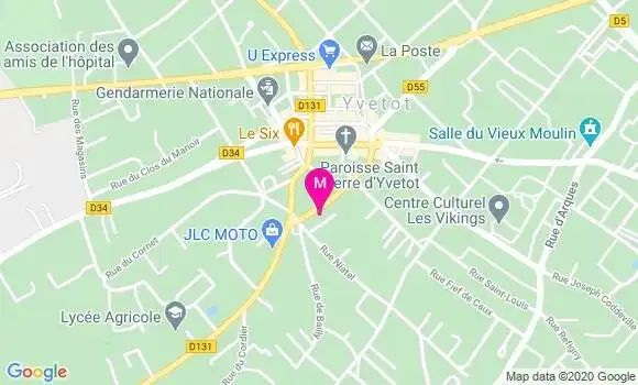 Localisation Dr Hubert Brousse