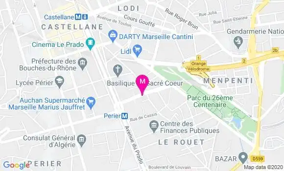 Localisation Dr Eric Sion