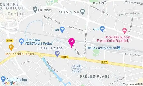 Localisation Dr Nadine Fleury