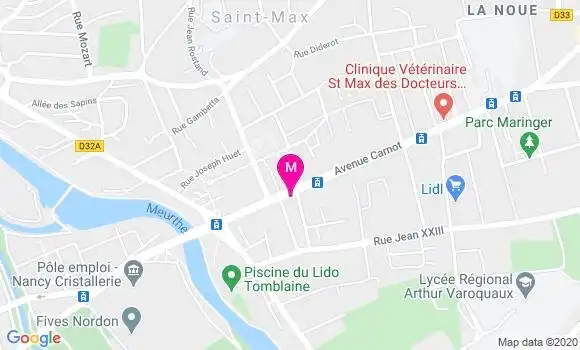 Localisation Dr Emmanuelle Cugny Sinteff