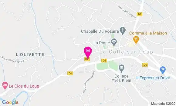 Localisation Dr Eve Bachelet