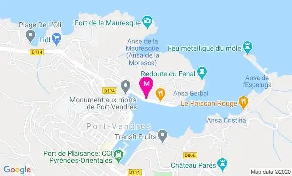 Localisation Dr Lucia Ferreres