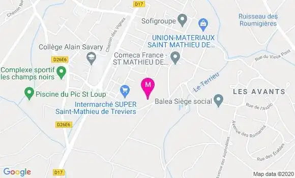 Localisation Dr Pauline Pelissier Combescure