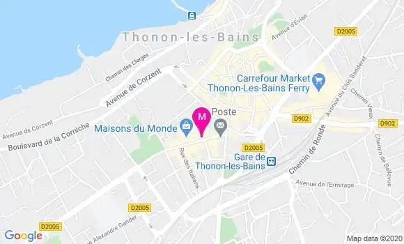Localisation Dr Caroline Sauvanaud