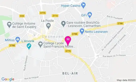 Localisation Dr Vinciane Le Bris