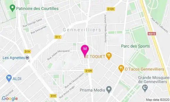 Localisation Dr Nadine Lenoir Debru