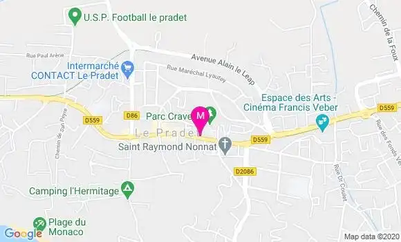 Localisation Dr Caroline Acquaviva