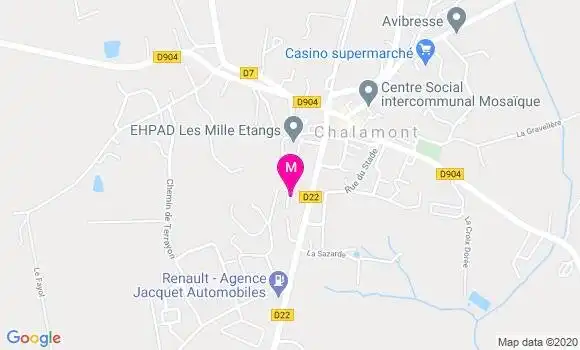 Localisation Dr Fabienne Leger Pousset