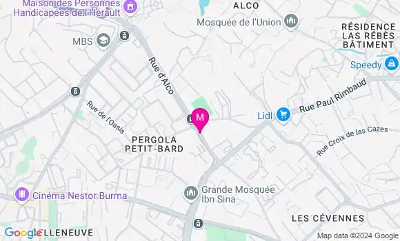 Localisation Dr Brigitte Morault Peelman