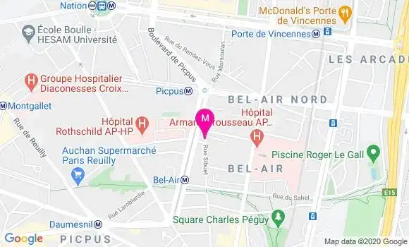 Localisation Dr Tristan Cuniot