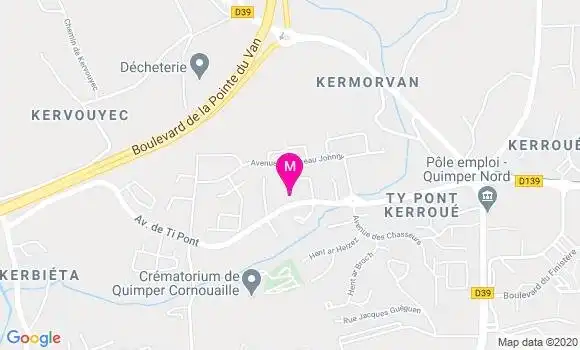 Localisation Dr Maiwenn Le Manac