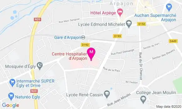Localisation Dr Mohamed Bouchhima