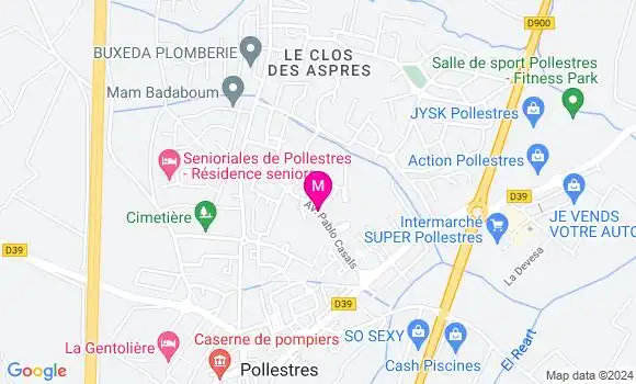 Localisation Dr Marguerite Castaing
