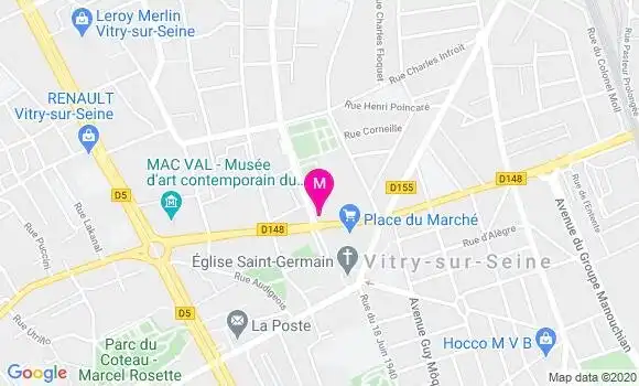 Localisation Dr Elodie Henryon