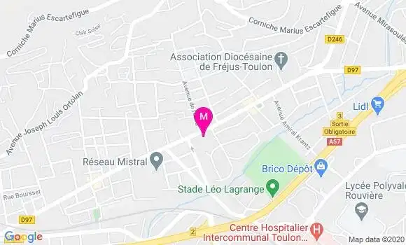 Localisation Dr Francoise Pappo