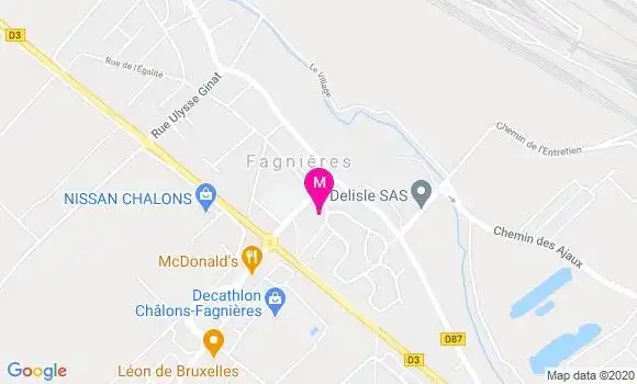 Localisation Dr Emmanuelle Veltin