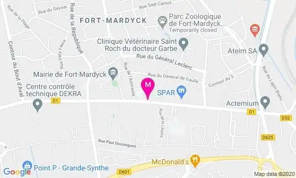 Localisation Dr Karine Demeulemeester
