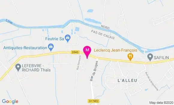 Localisation Dr Judith Ollivon