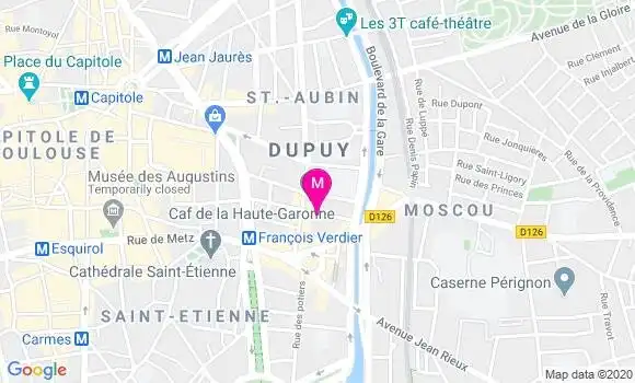 Localisation Dr Thierry Castro