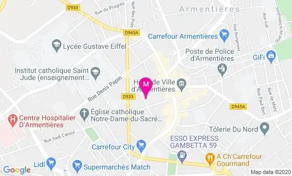 Localisation Dr Nicolas Berthon