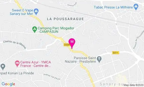 Localisation Dr Flora Morel