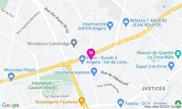 Localisation Dr Carene Edin