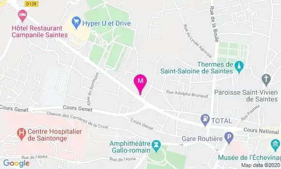 Localisation Dr Dorothee Tricot Ivon