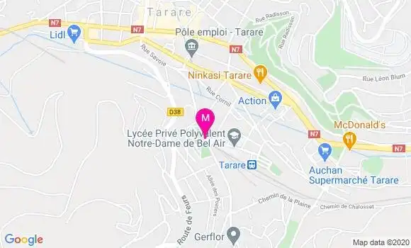Localisation Dr Julien Yvon