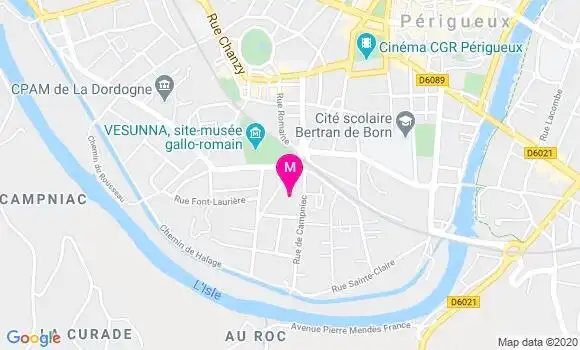 Localisation Dr Helene Conangle