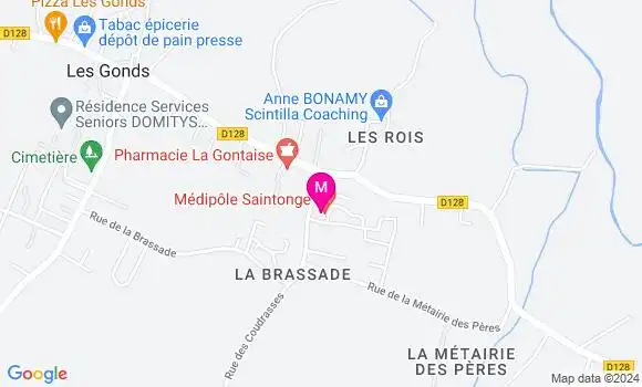 Localisation Dr Charlotte Vallade