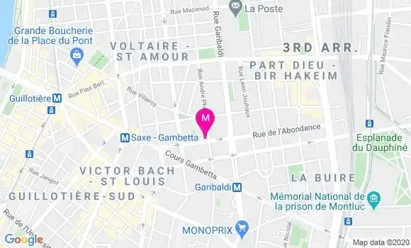 Localisation Dr Kevin Teulade