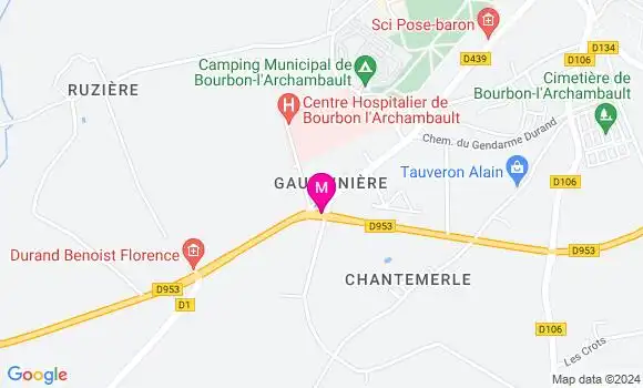 Localisation Dr Mayeul Merchier