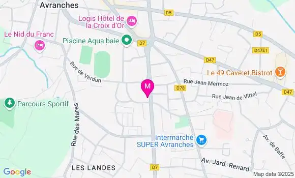 Localisation Dr Antoine Pallier