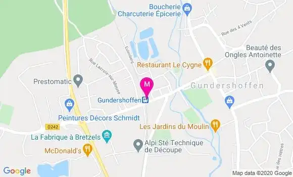 Localisation Dr Christelle Schweizer Gapp