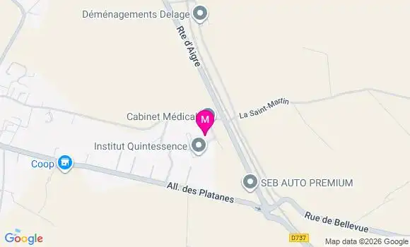 Localisation Dr Olivier Rimkus