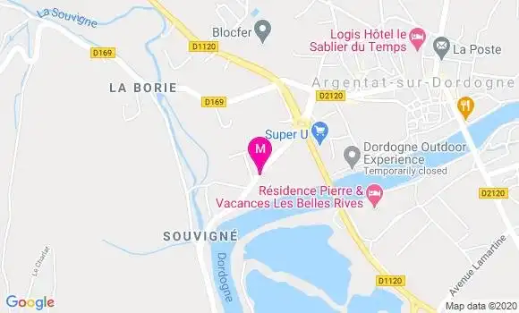 Localisation Dr Sylvie Claux Senon