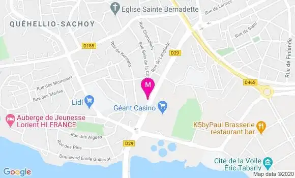 Localisation Dr Alix Le Guest Leman