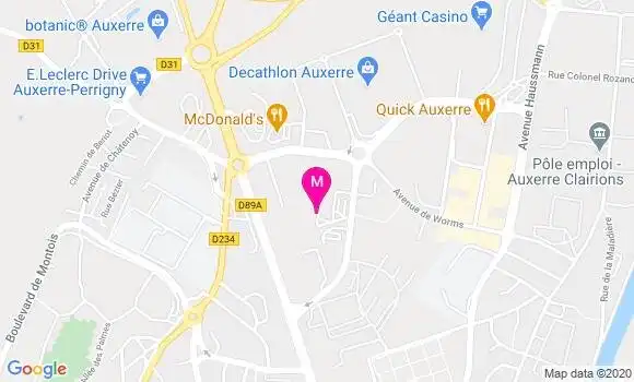 Localisation Dr Patrick Houillez