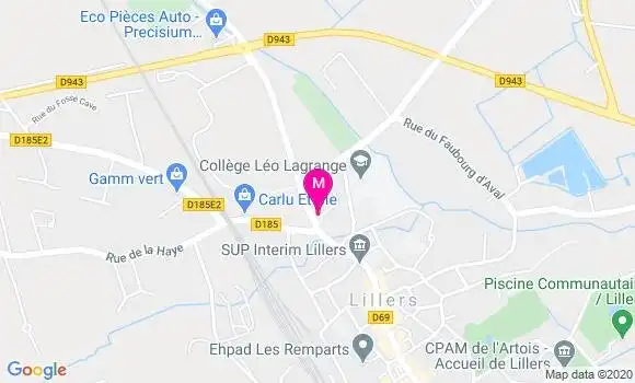 Localisation Dr Caroline Fournier