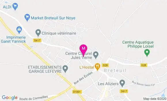 Localisation Dr Benoit Febwin
