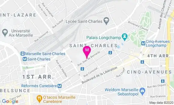 Localisation Dr Julie Boussand