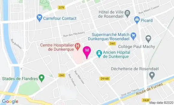 Localisation Dr Christophe Van De Wiele