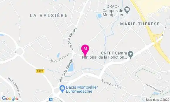 Localisation Dr Claire Palayer