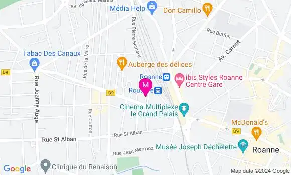 Localisation Dr Camille Courbon Gallot