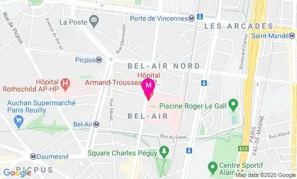 Localisation Dr Nicolas Richard