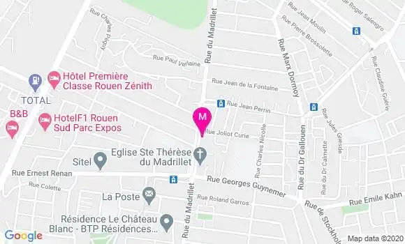 Localisation Dr Rachel Sarrosquy Gach